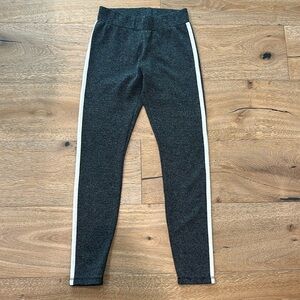 Lou&Grey knit leggings. Ivory stripe along legs which flatters the legs.